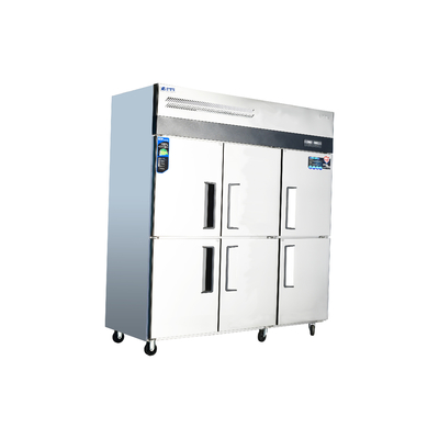 Шестидверный коммерческий вертикальный холодильник с поддержкой OEM/ODM
