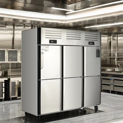 Коммерческий кухонный холодильник из прочной нержавеющей стали 220-240V/110V/60HZ