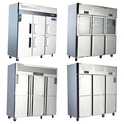 Коммерческий кухонный холодильник из прочной нержавеющей стали 220-240V/110V/60HZ
