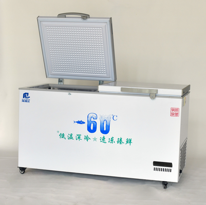 178L-1580L Большая емкость Глубокие горизонтальные морепродукты Ультра низкие грудные горизонтальные морозильники